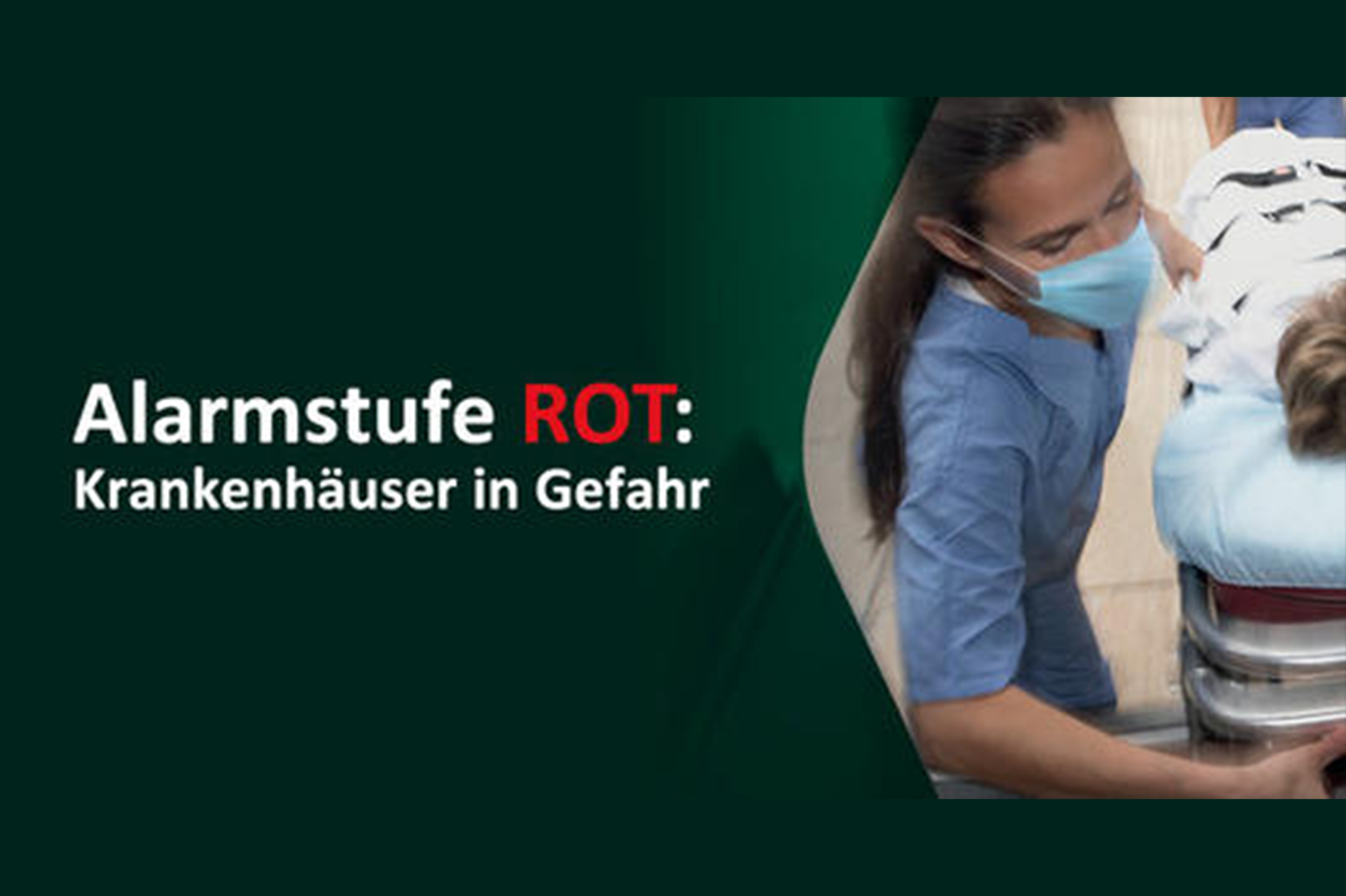 Alarmstufe ROT - Krankenhäuser in Gefahr // Fuldaer Kliniken beteiligten sich an Aktion der Krankenhausgesellschaft
