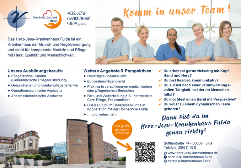 Ausbildung - Herz Jesu Krankenhaus, Fulda