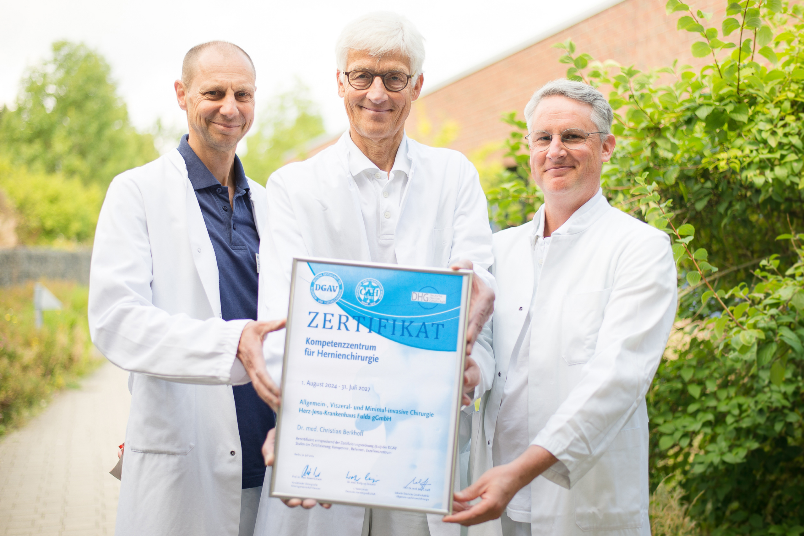 Nahtloser Übergang in der Chirurgie am Herz-Jesu-Krankenhaus Fulda: Dr. med. Andreas Grimme folgt auf Chefarzt Dr. med. Christian Berkhoff